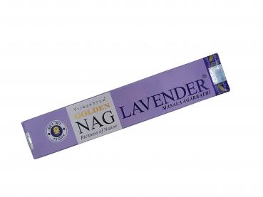 Lavendel Golden Nag - Premium Räucherstäbchen - Vijayshree